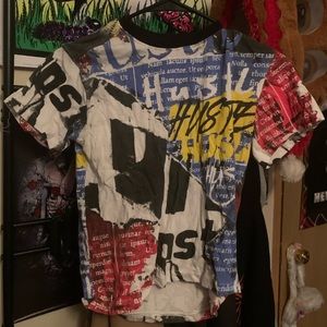 Encrypted “Hustle” Crop Top